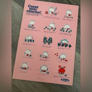Vintage notebook - Sony creative count your calories - as shown